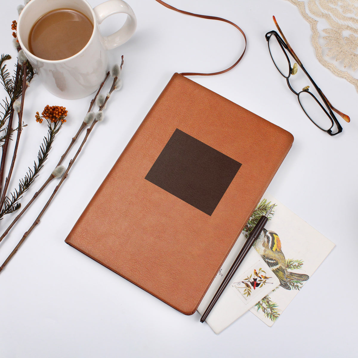 Behind All the Tears — Engraved Leather Journal
