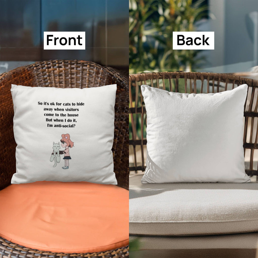Anti-Social? No, Just Cat-Level Selective — Classic Pillow