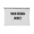 Custom Design Fabric Zippered Pouch - Small