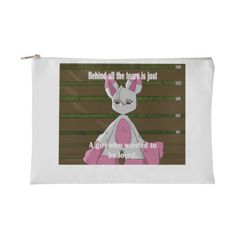 Behind All the Tears — Fabric Zippered Pouch (Small)