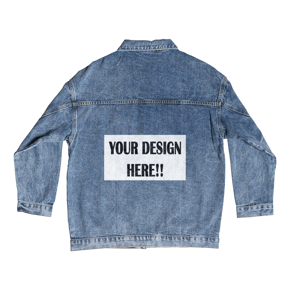 Custom Design Men's DTG Denim Jacket