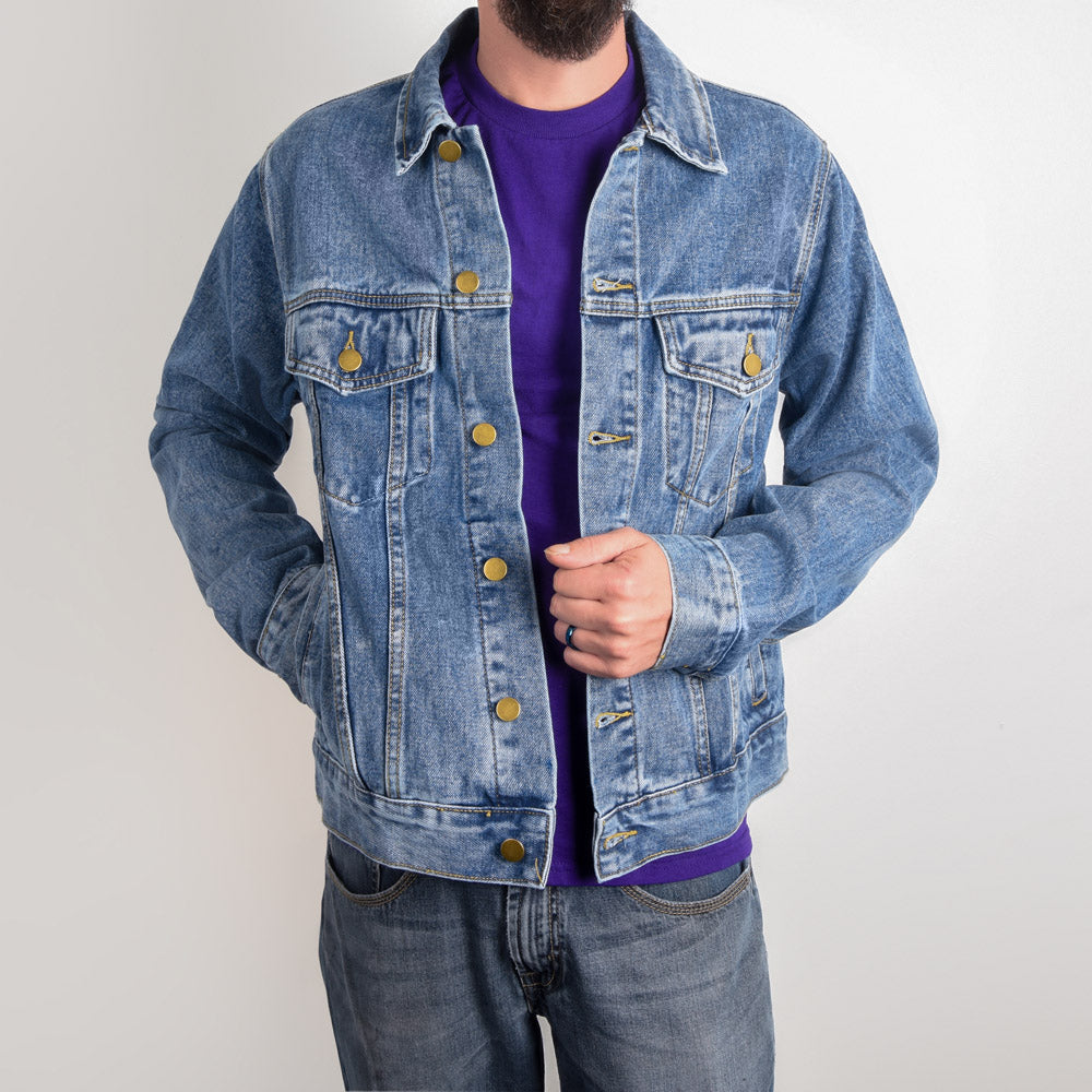 Custom Design Men's DTG Denim Jacket