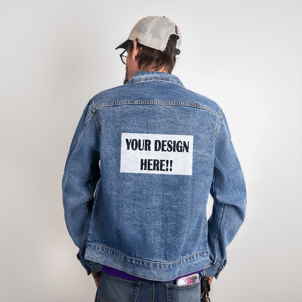 Custom Design Men's DTG Denim Jacket