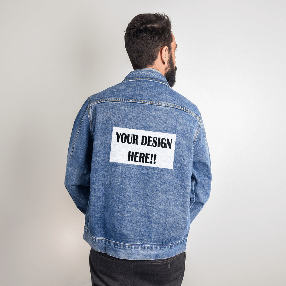 Custom Design Men's DTG Denim Jacket