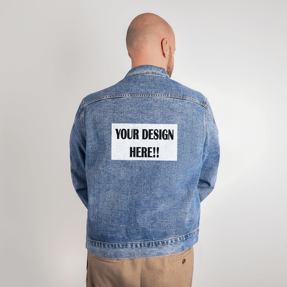 Custom Design Men's DTG Denim Jacket
