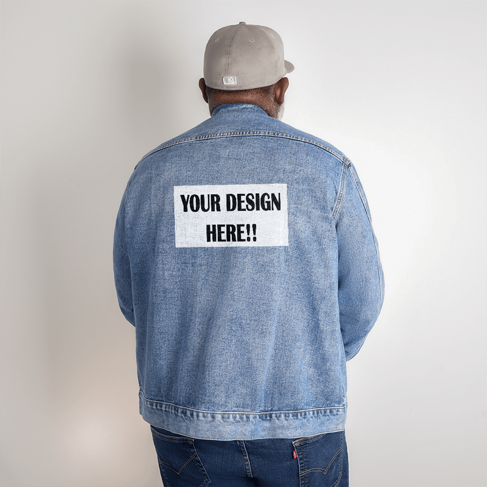 Custom Design Men's DTG Denim Jacket