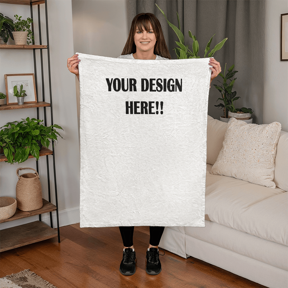 Custom Design Mink Touch Fleece Blanket (3:4)
