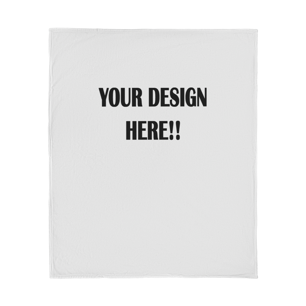 Custom Design Jersey Fleece Blanket 50" x 60"