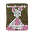 Behind All the Tears — Sherpa Fleece Blanket