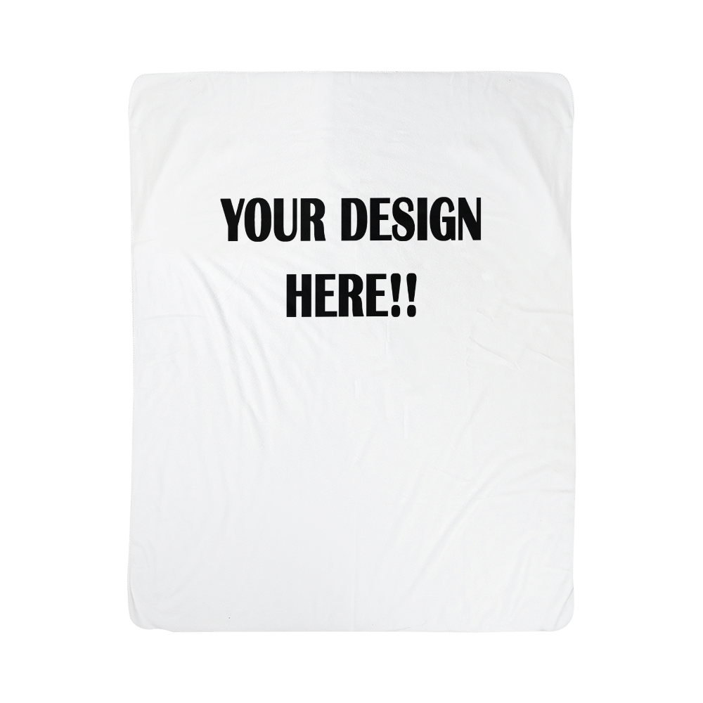 Custom Design Sherpa Fleece Blanket (3:4)