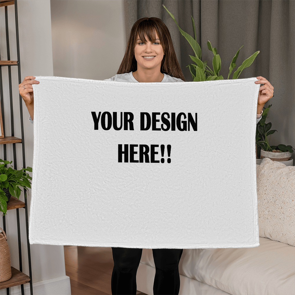 Custom Design Coral Fleece Blanket (4:3)