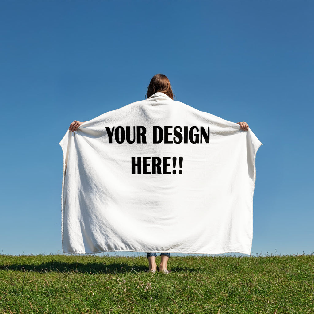 Custom Design Coral Fleece Blanket (4:3)
