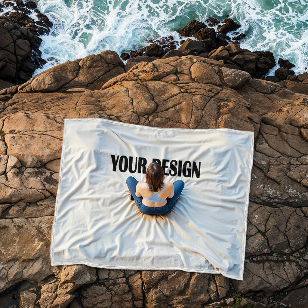 Custom Design Coral Fleece Blanket (4:3)