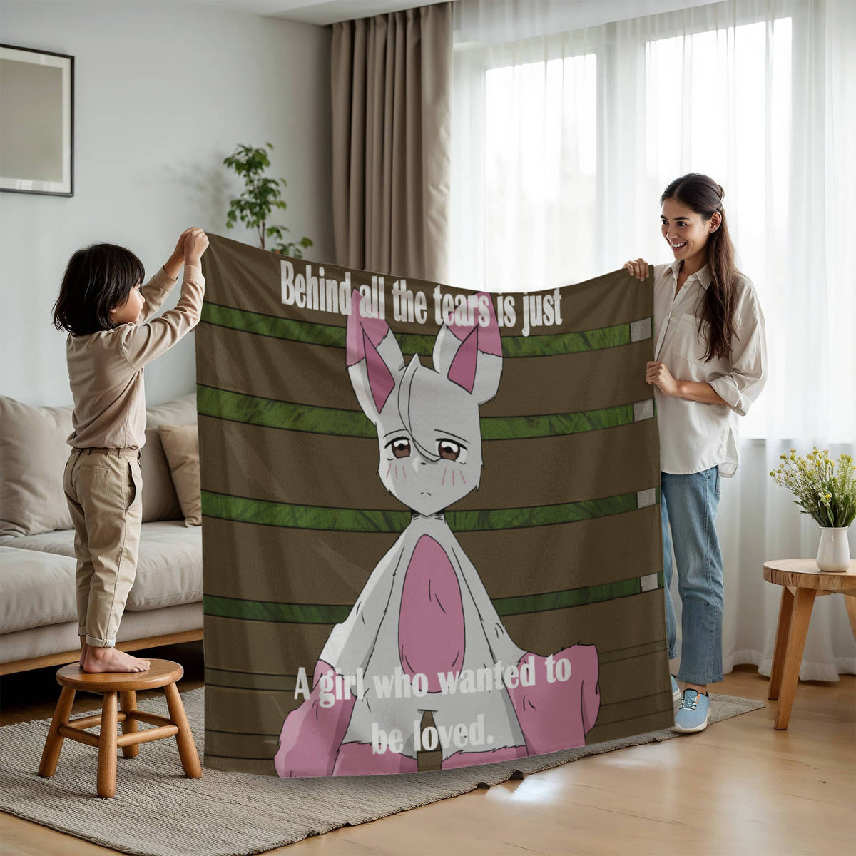 Behind All the Tears — Mink Touch Fleece Blanket