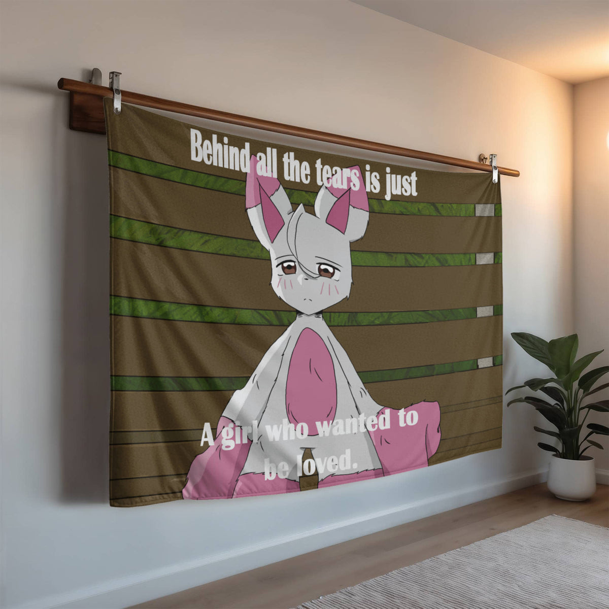 Behind All the Tears — Mink Touch Fleece Blanket