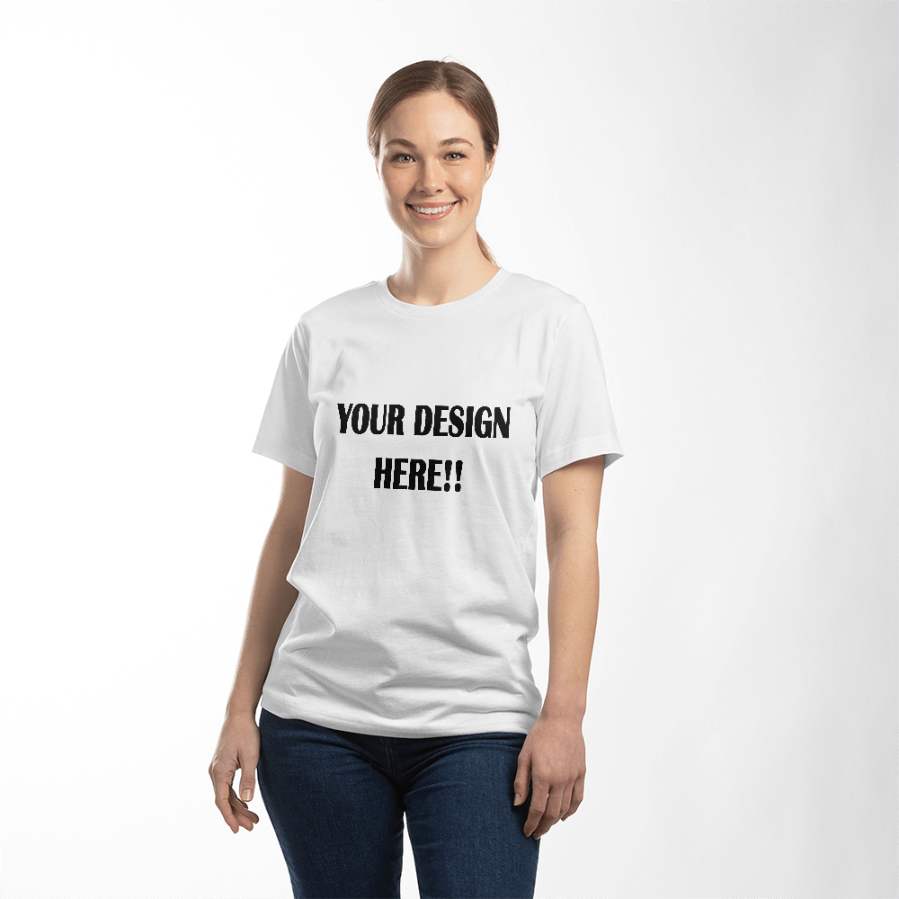 Custom Design Bella + Canvas  3001 Unisex T-Shirt Front Print