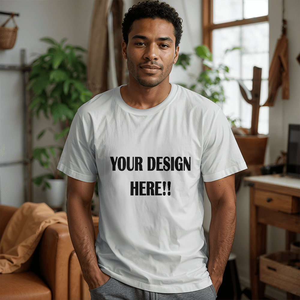 Custom Design Bella + Canvas  3001 Unisex T-Shirt Front Print