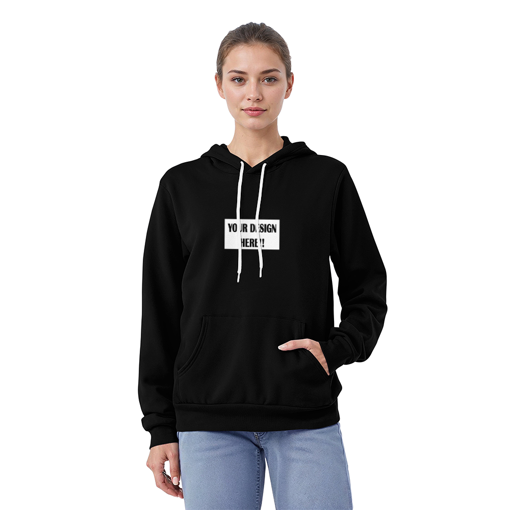 Custom Design Bella + Canvas 3719 Unisex Pullover Hoodie Front Print