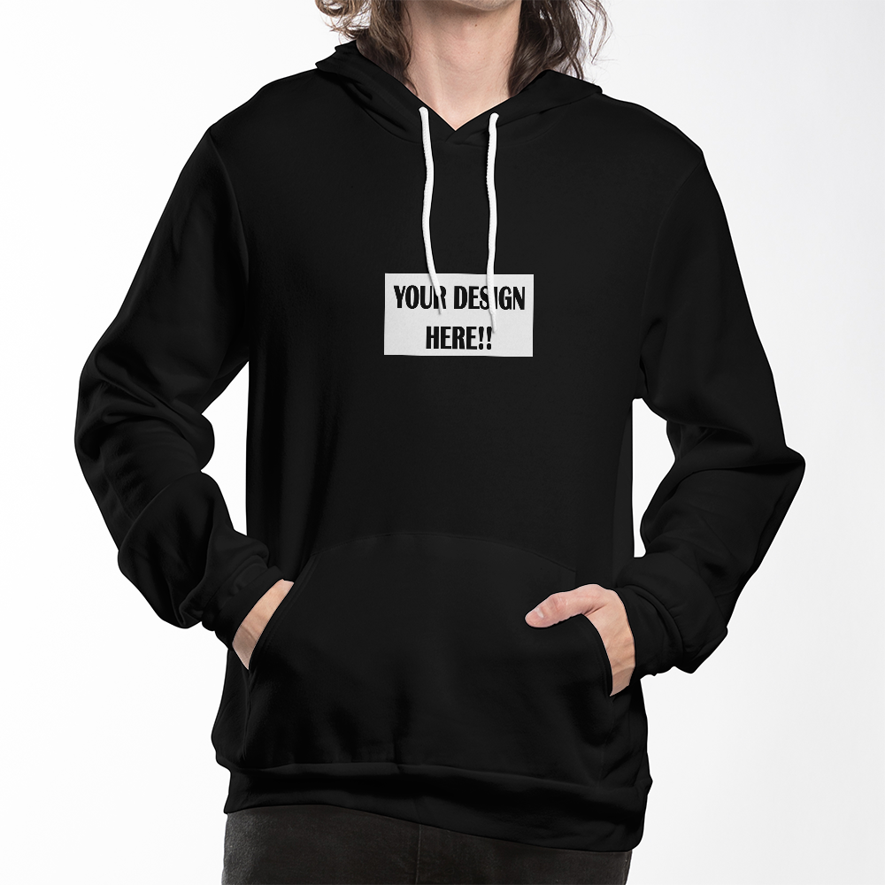 Custom Design Bella + Canvas 3719 Unisex Pullover Hoodie Front Print