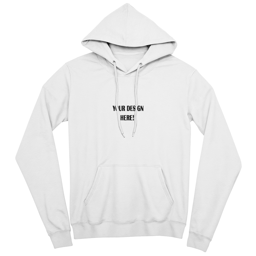 Custom Design Bella + Canvas 3719 Unisex Pullover Hoodie Front Print