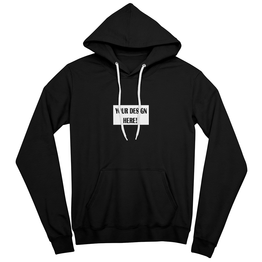 Custom Design Bella + Canvas 3719 Unisex Pullover Hoodie Front Print