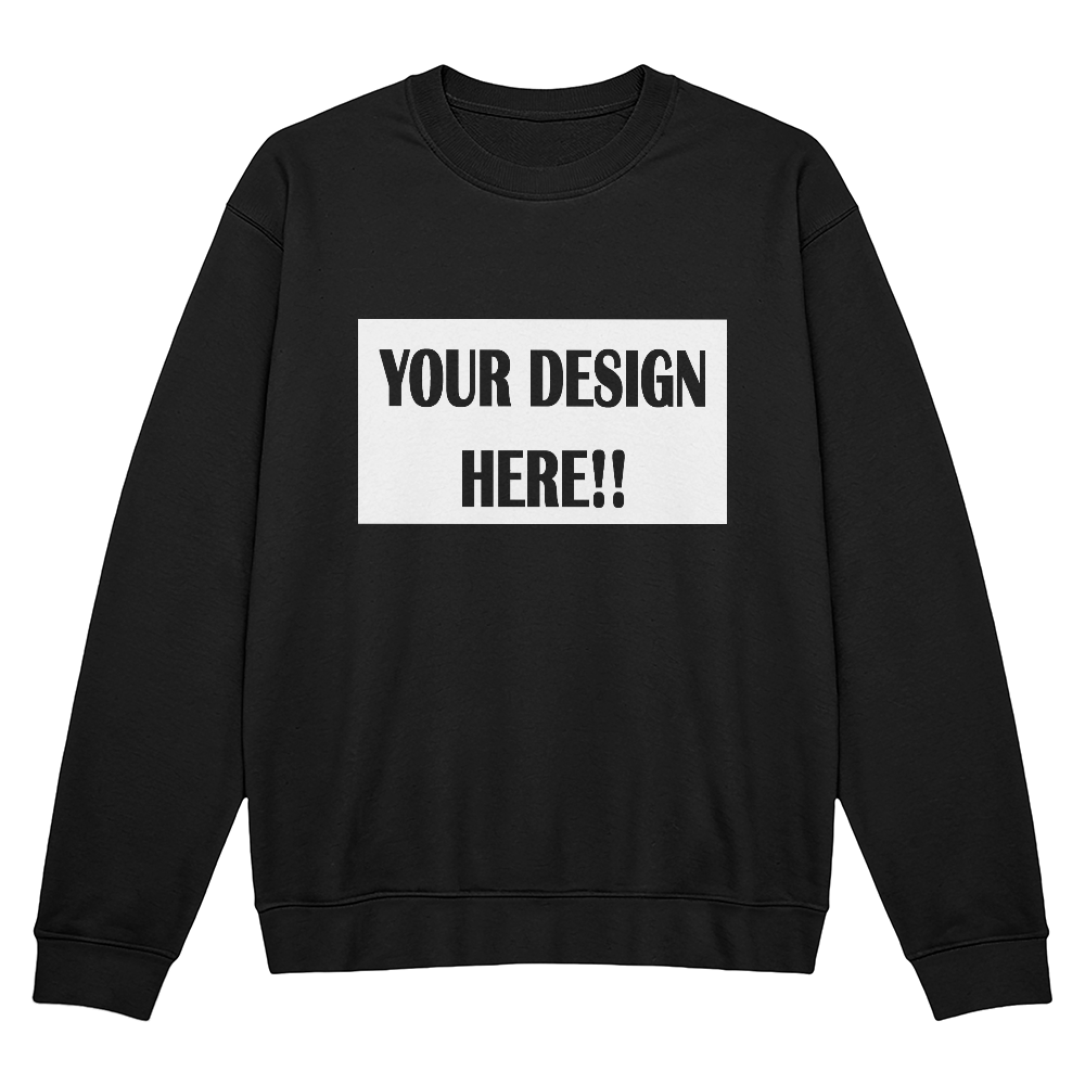 Custom Design Bella + Canvas 3945 Unisex Crewneck Sweatshirt Front Print