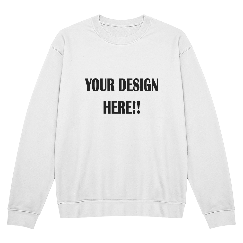Custom Design Bella + Canvas 3945 Unisex Crewneck Sweatshirt Front Print
