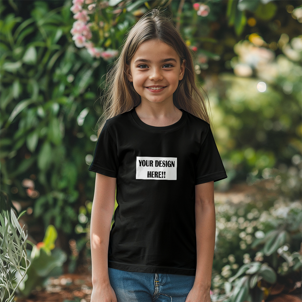 Custom Design Bella + Canvas 3001Y Unisex Youth T-Shirt Front Print