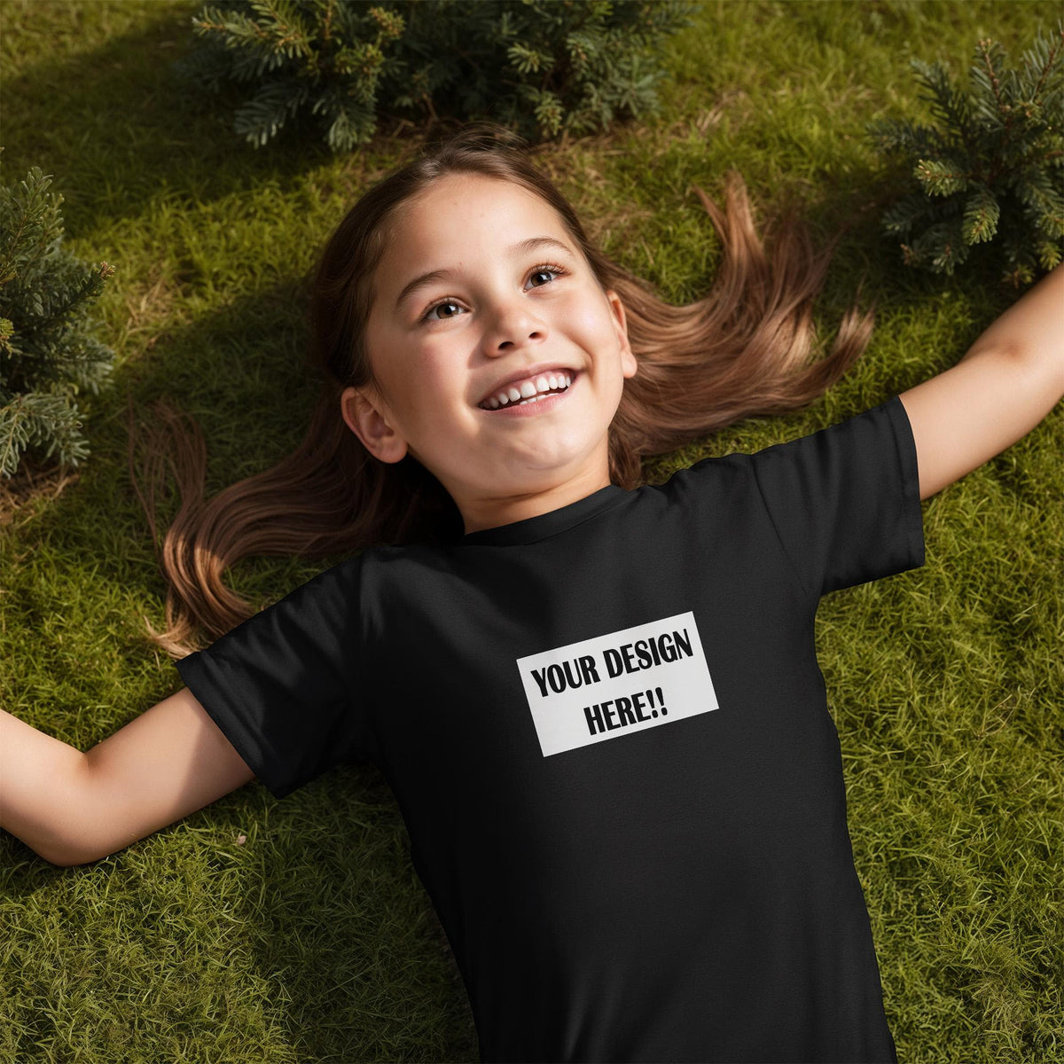 Custom Design Bella + Canvas 3001Y Unisex Youth T-Shirt Front Print