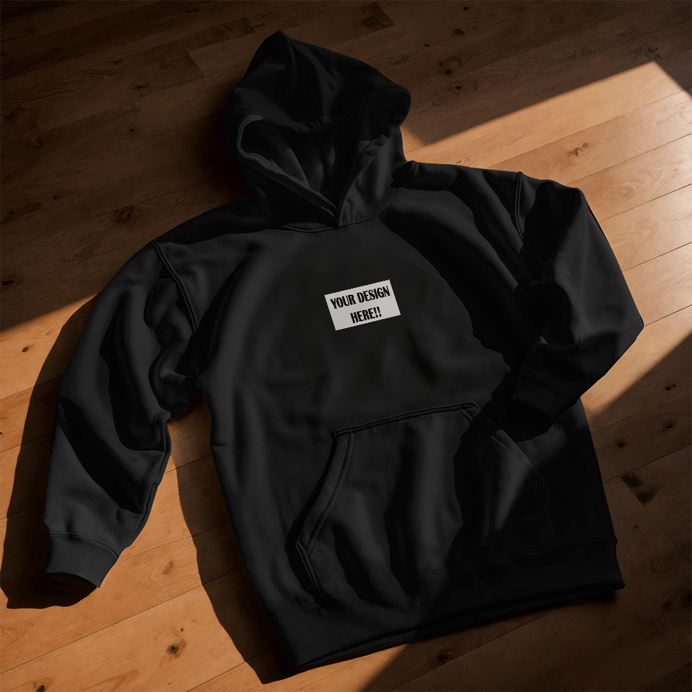 Custom Design Bella + Canvas 3719Y Unisex Youth Pullover Hoodie Front Print