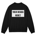 Custom Design Bella + Canvas 3945 Unisex Crewneck Sweatshirt Back Print