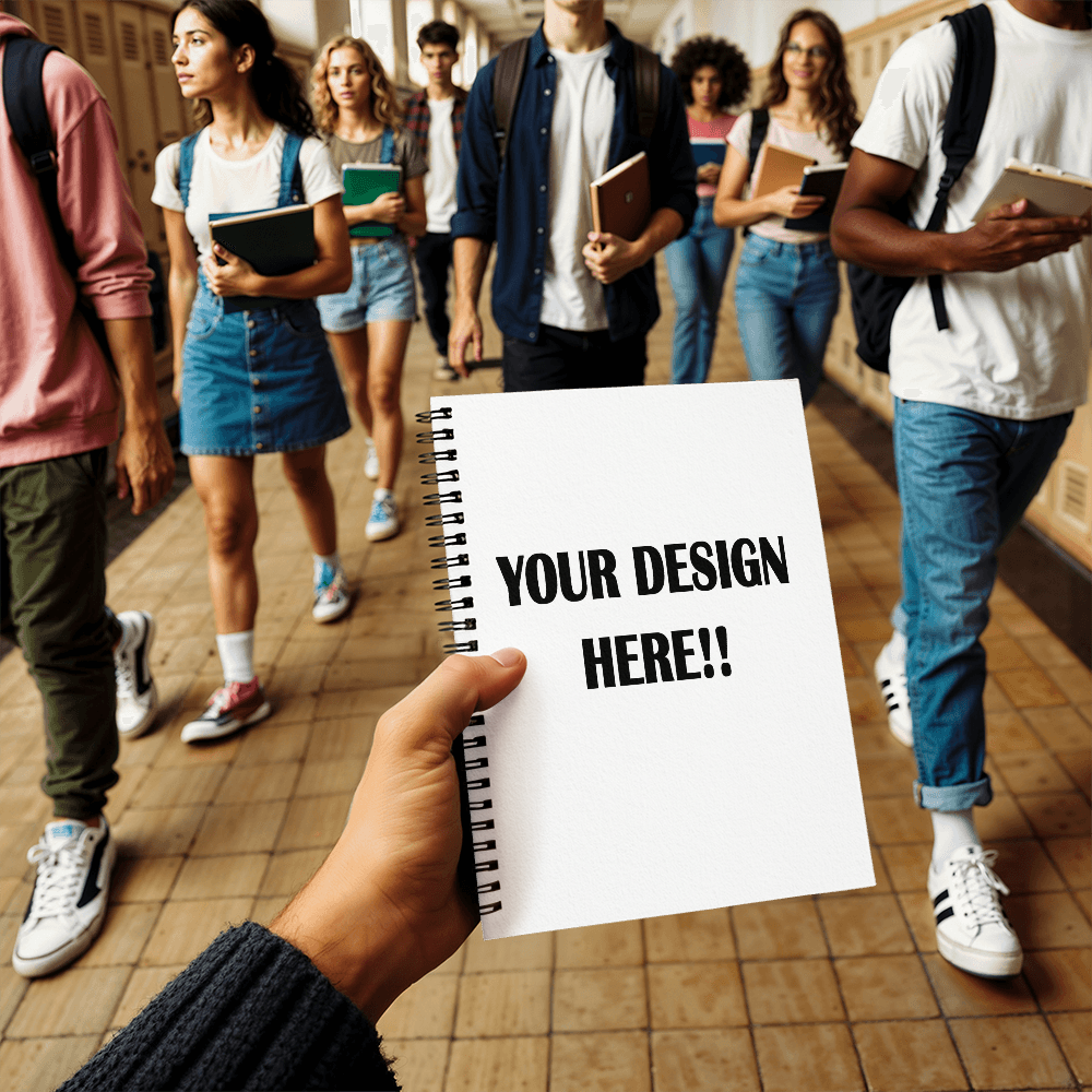 Custom Design Spiral Notebook
