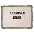 Custom Design Photo Heirloom Woven Blanket - Lanscape