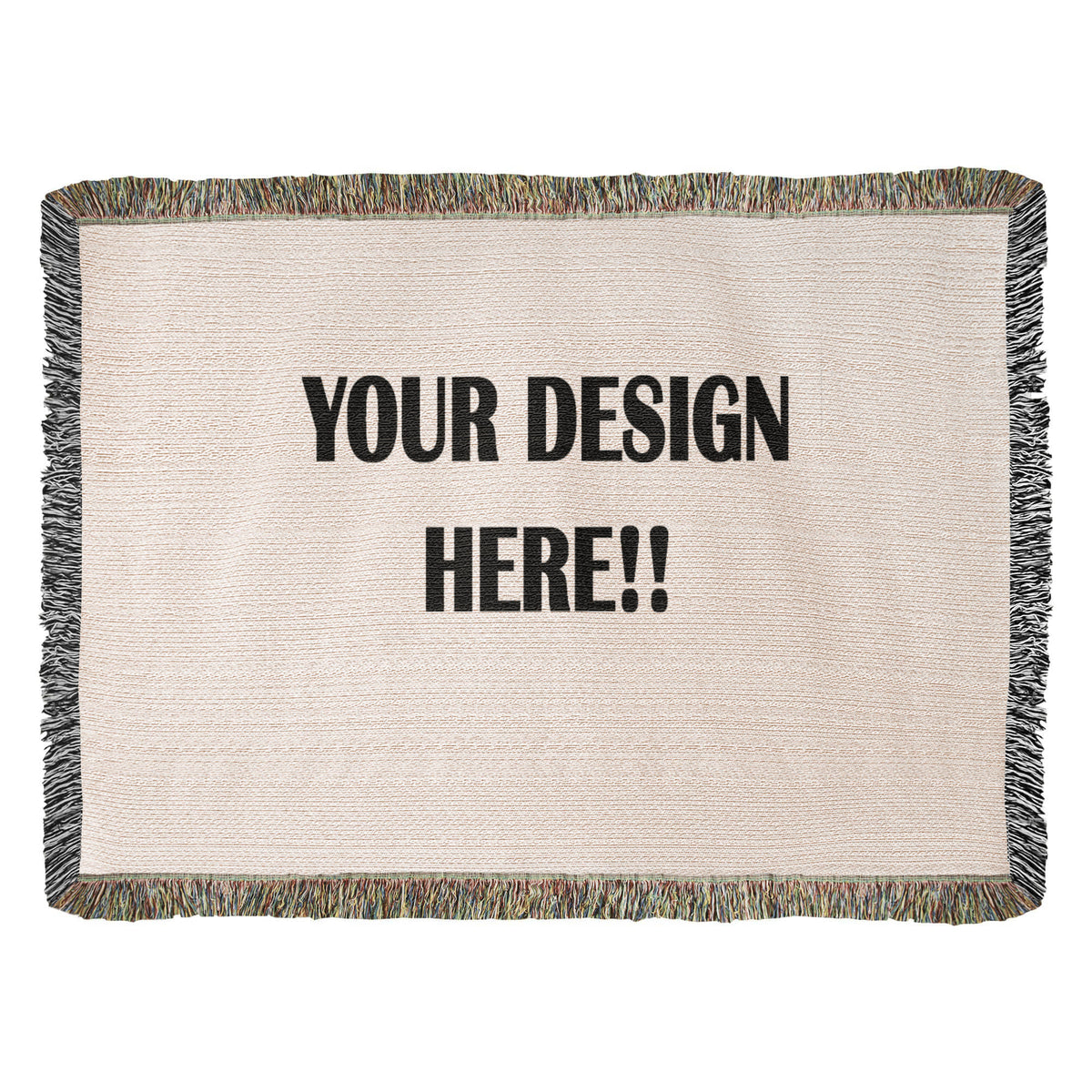 Custom Design Photo Heirloom Woven Blanket - Lanscape