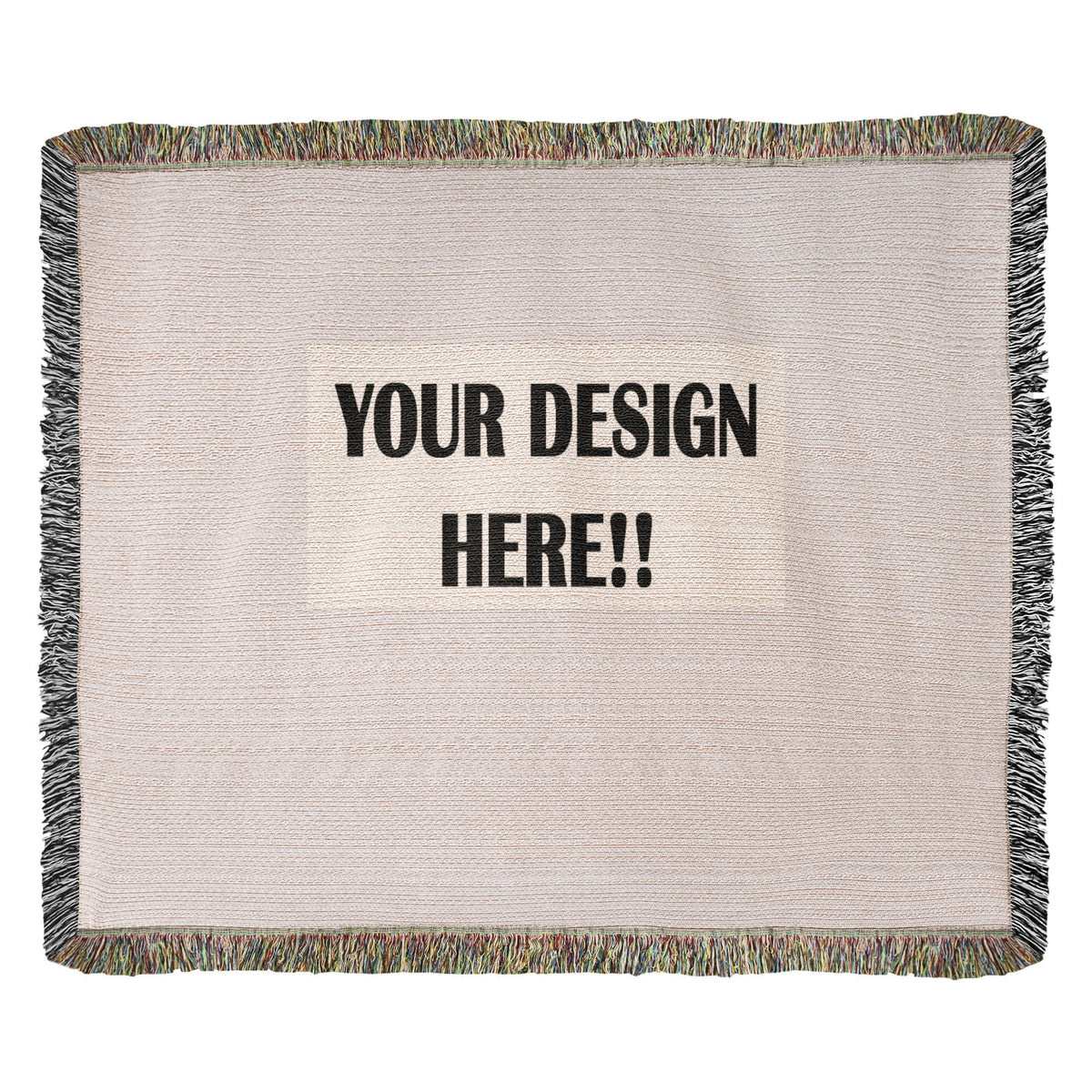 Custom Design Photo Heirloom Woven Blanket - Lanscape