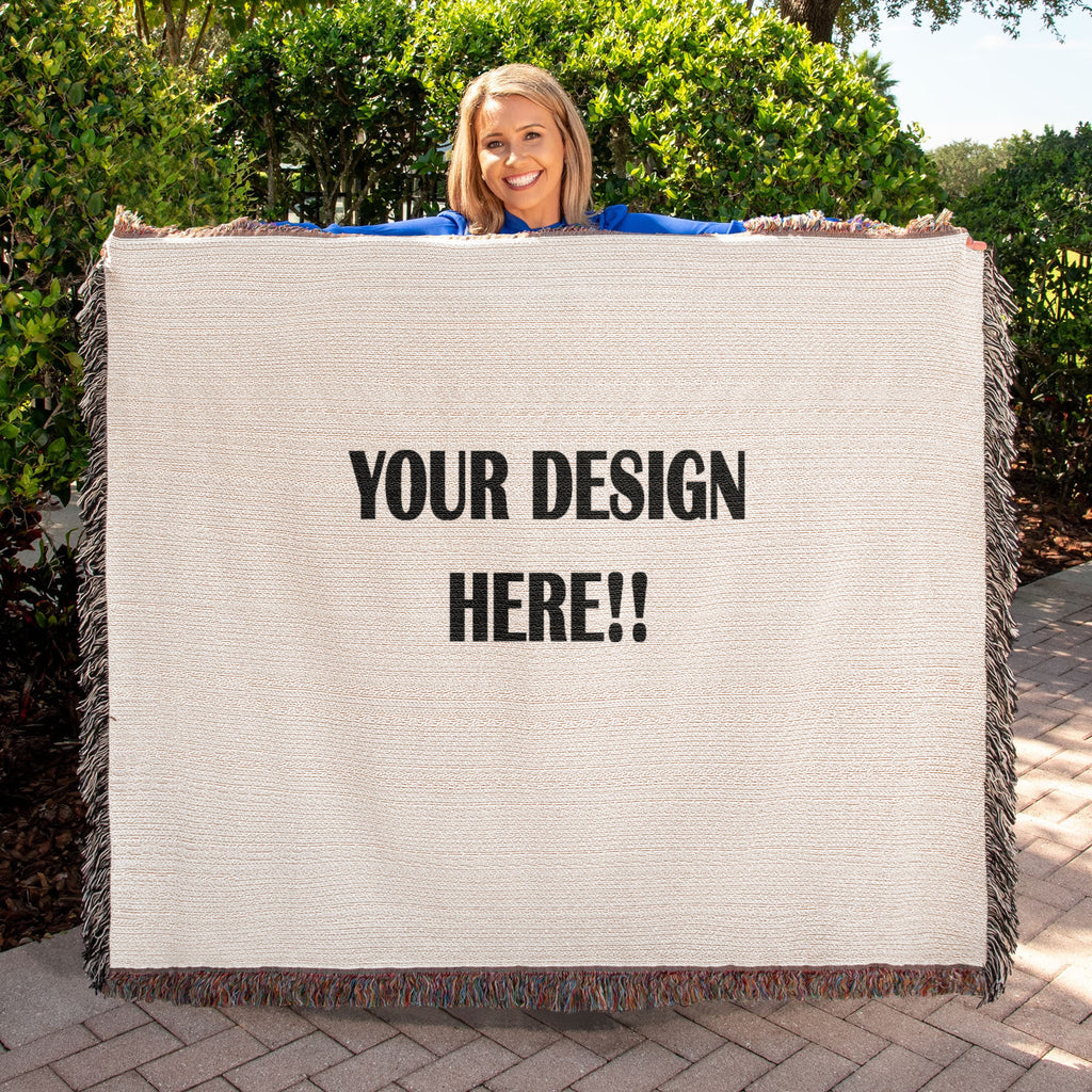 Custom Design Photo Heirloom Woven Blanket - Lanscape