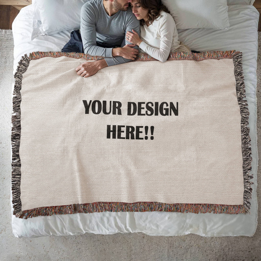 Custom Design Photo Heirloom Woven Blanket - Lanscape