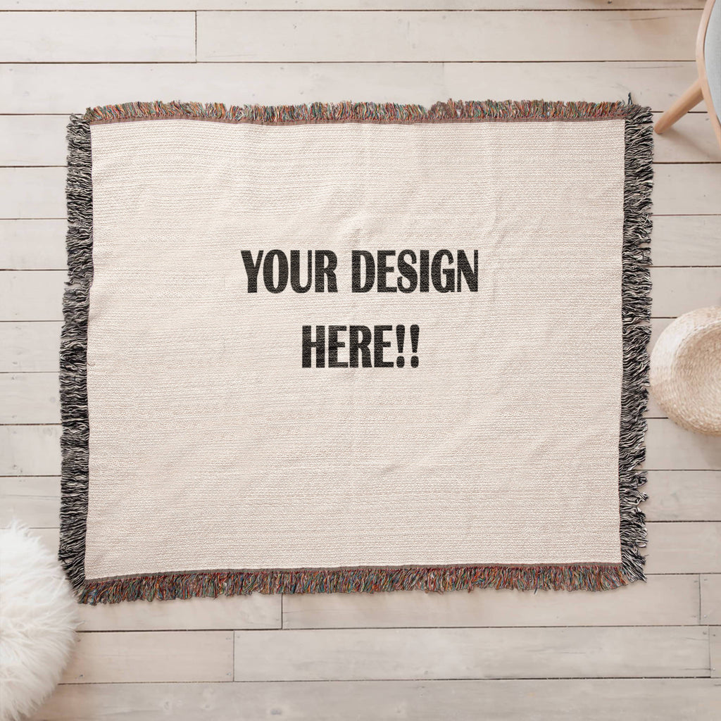 Custom Design Photo Heirloom Woven Blanket - Lanscape