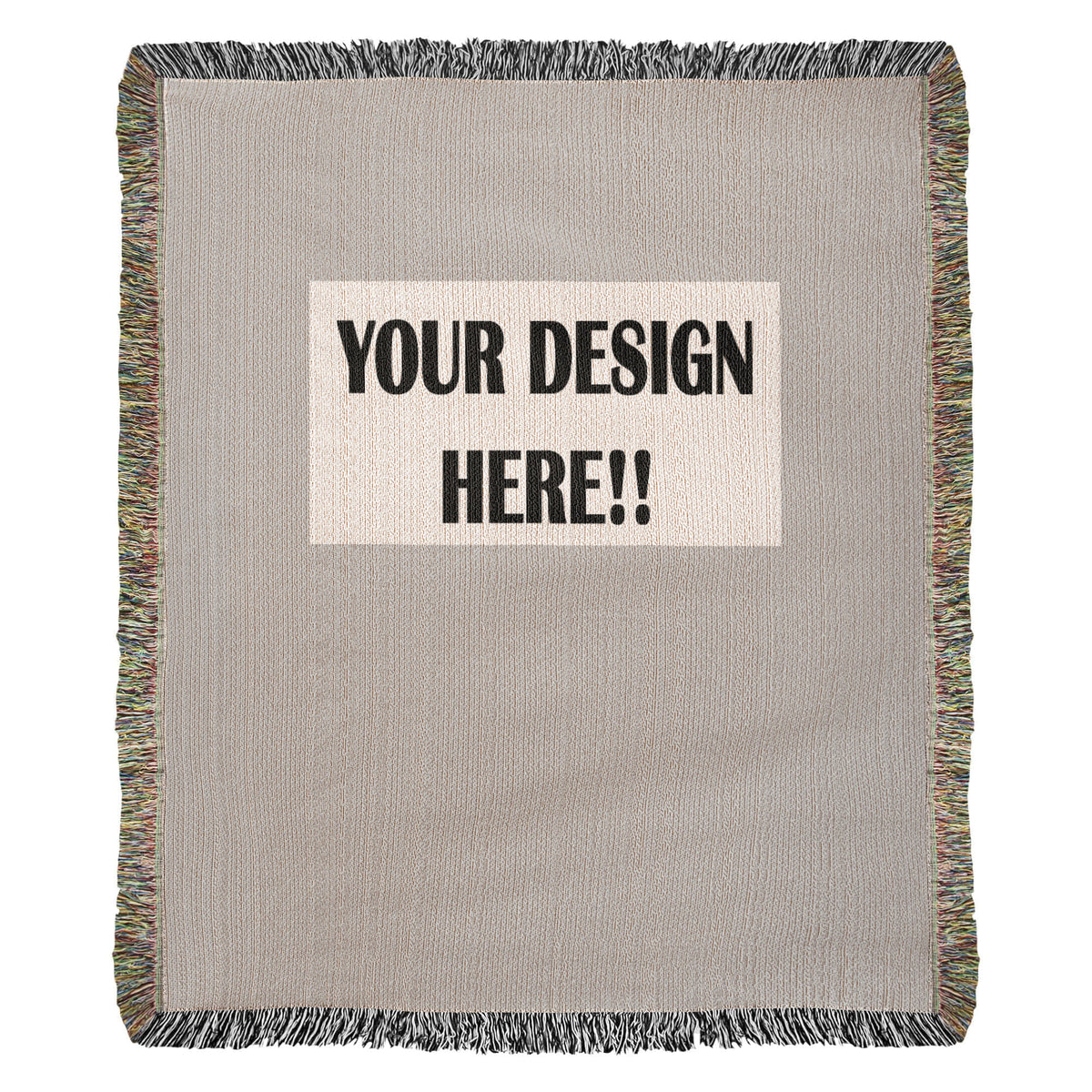 Custom Design  Photo Heirloom Photo Blanket - Portrait