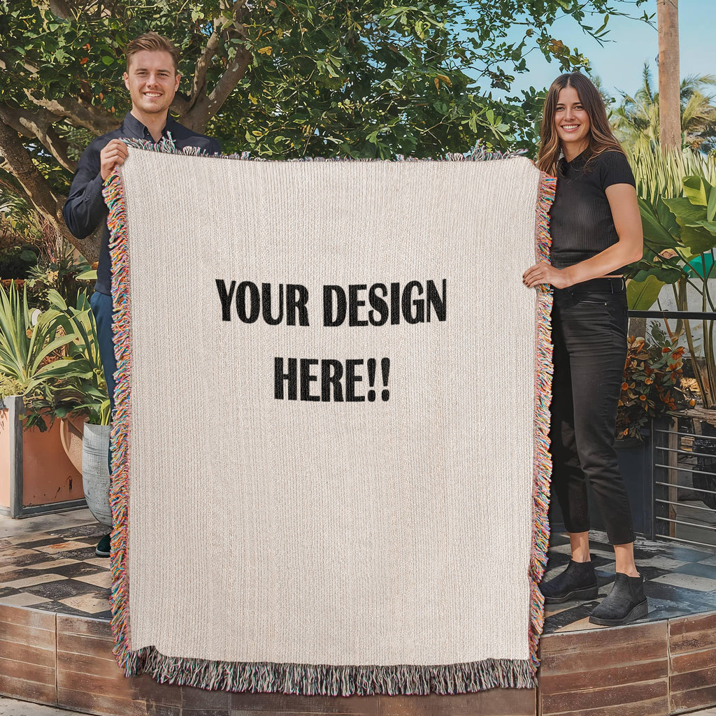 Custom Design  Photo Heirloom Photo Blanket - Portrait