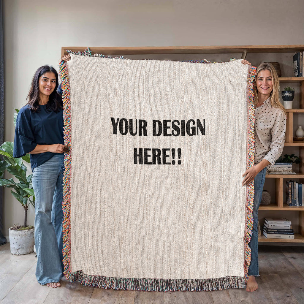 Custom Design  Photo Heirloom Photo Blanket - Portrait