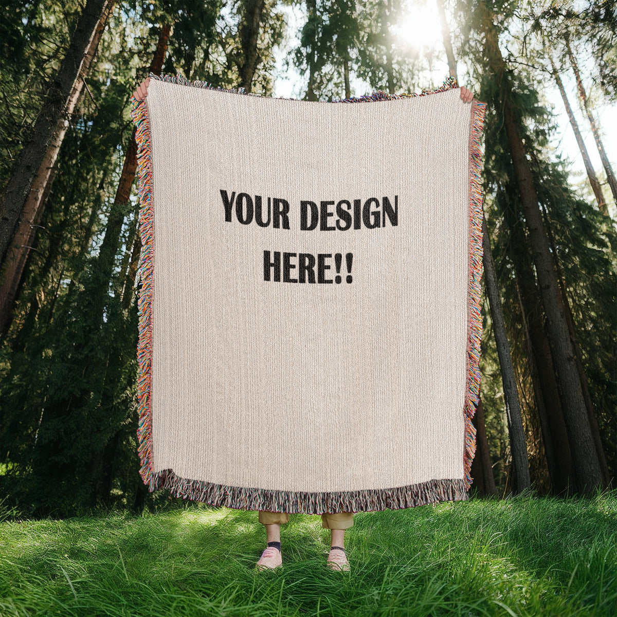 Custom Design  Photo Heirloom Photo Blanket - Portrait