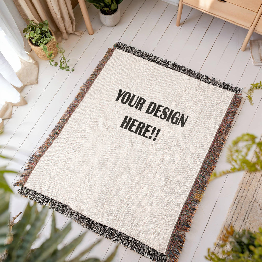 Custom Design  Photo Heirloom Photo Blanket - Portrait