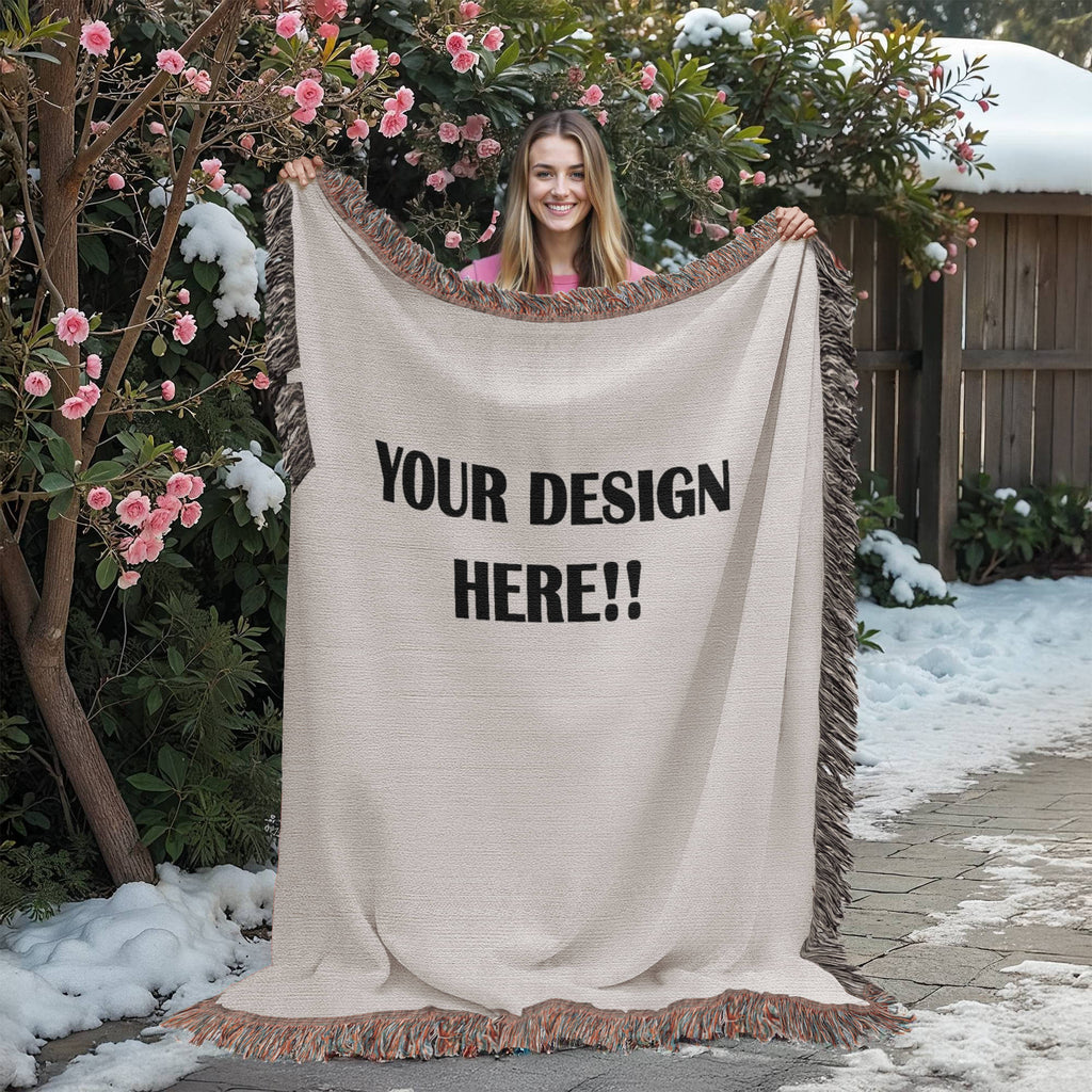 Custom Design  Photo Heirloom Photo Blanket - Portrait