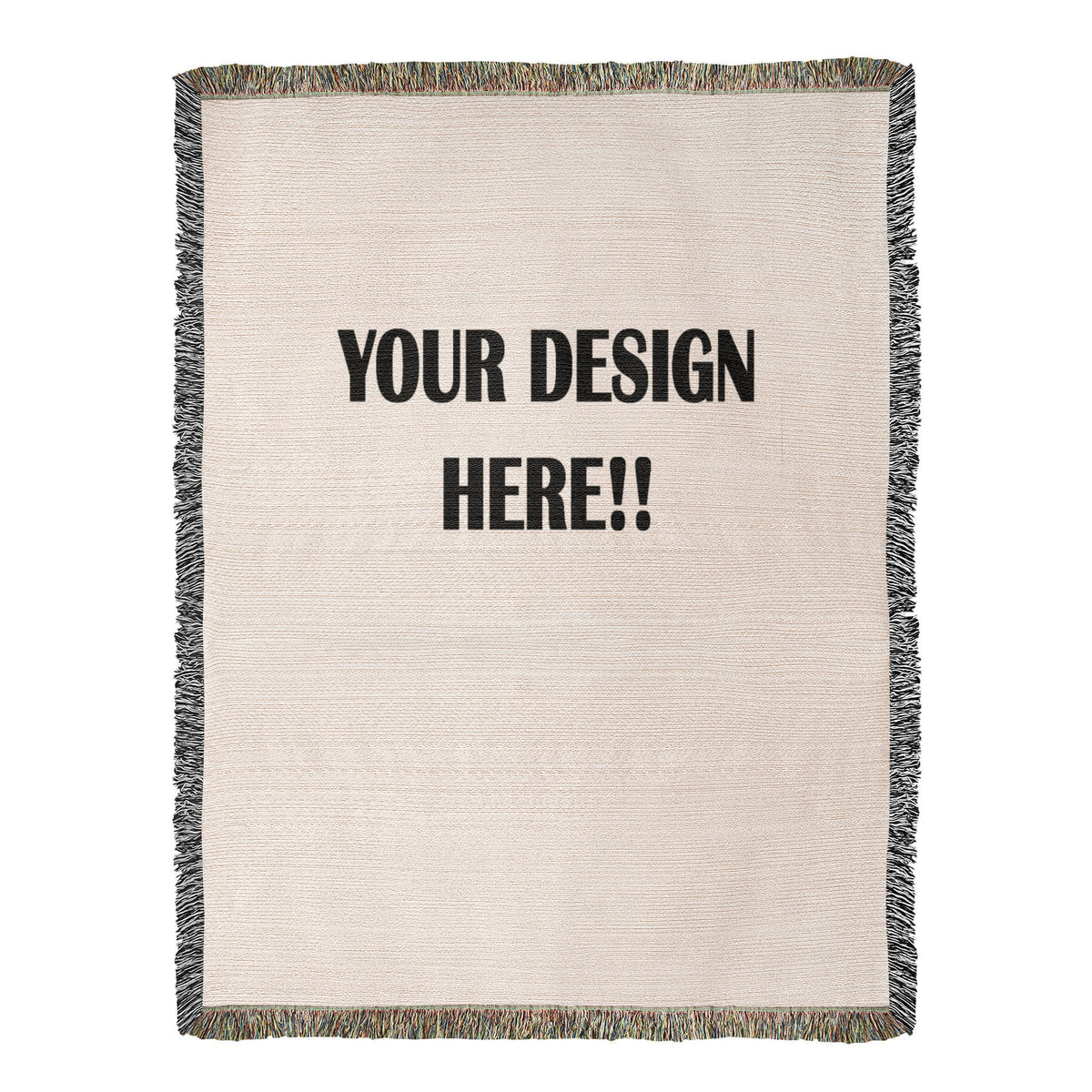 Custom Design  Photo Heirloom Photo Blanket - Portrait