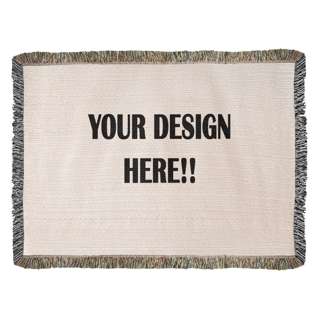 Custom Design Artwork Heirloom Woven Blanket - Landscape