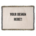 Custom Design Artwork Heirloom Woven Blanket - Landscape