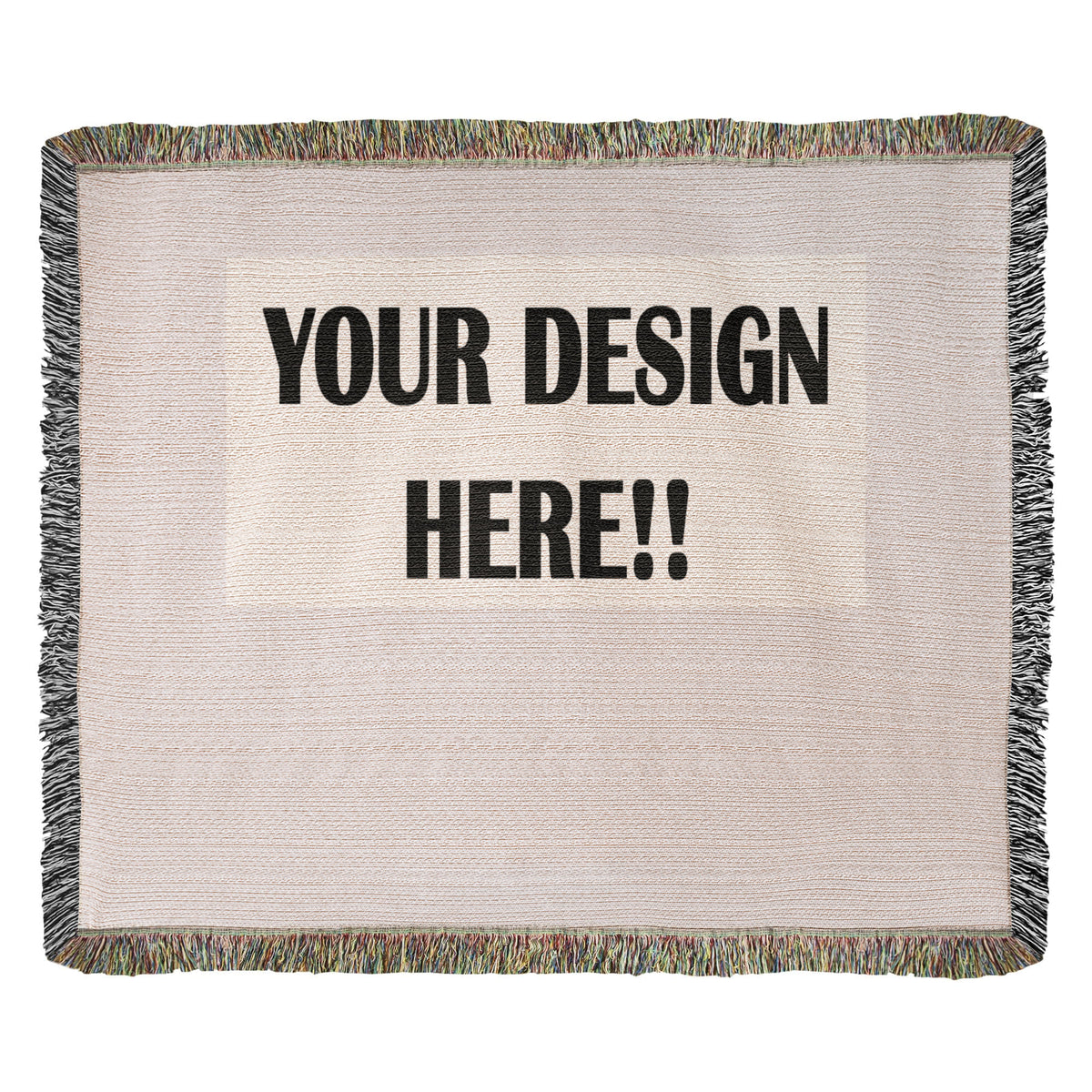 Custom Design Artwork Heirloom Woven Blanket - Landscape