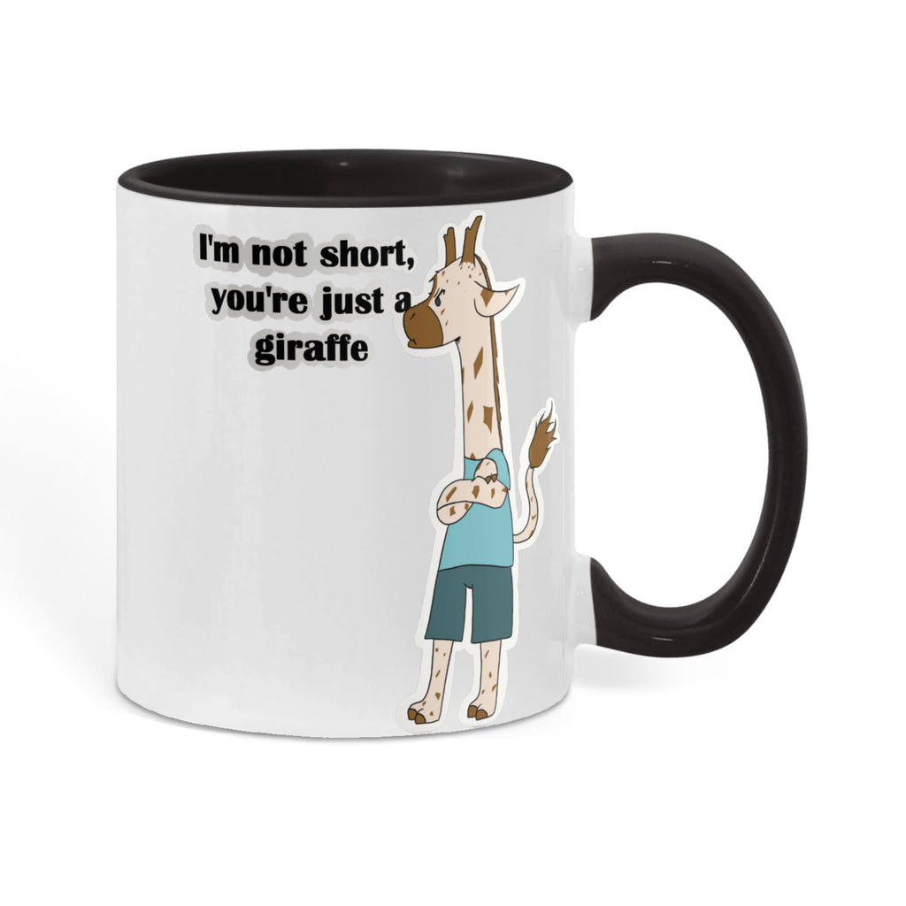 I'm Not Short, You're Just a Giraffe — Giraffe Edition Mug (color variation)