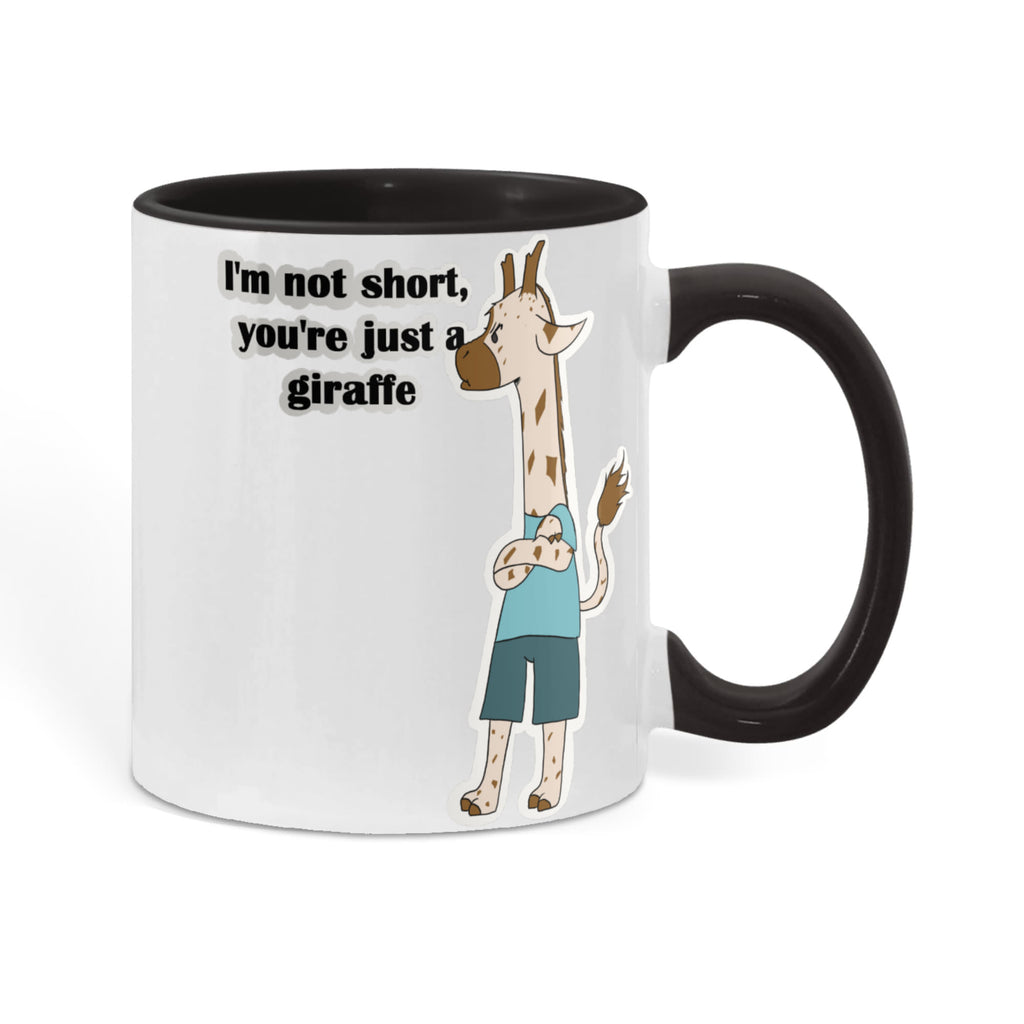 I'm Not Short & I'm Not Tall — Giraffe & Mouse Edition Mug (Colour Variation)
